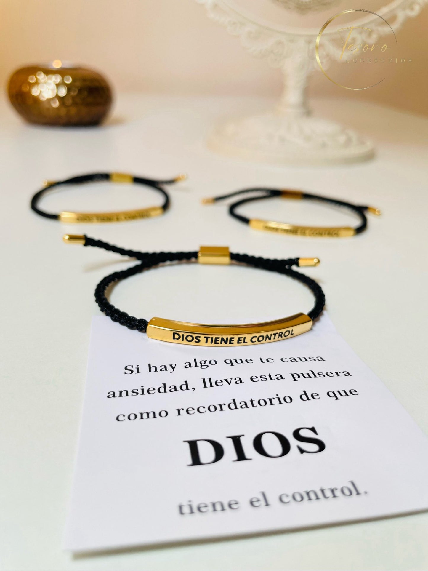❤️🙌Lleva Hoy Tu Hermosa Pulsera de Fé y Esperanza: Dios Tiene el Control 🙌❤️ + ENVÍO GRATIS🚚