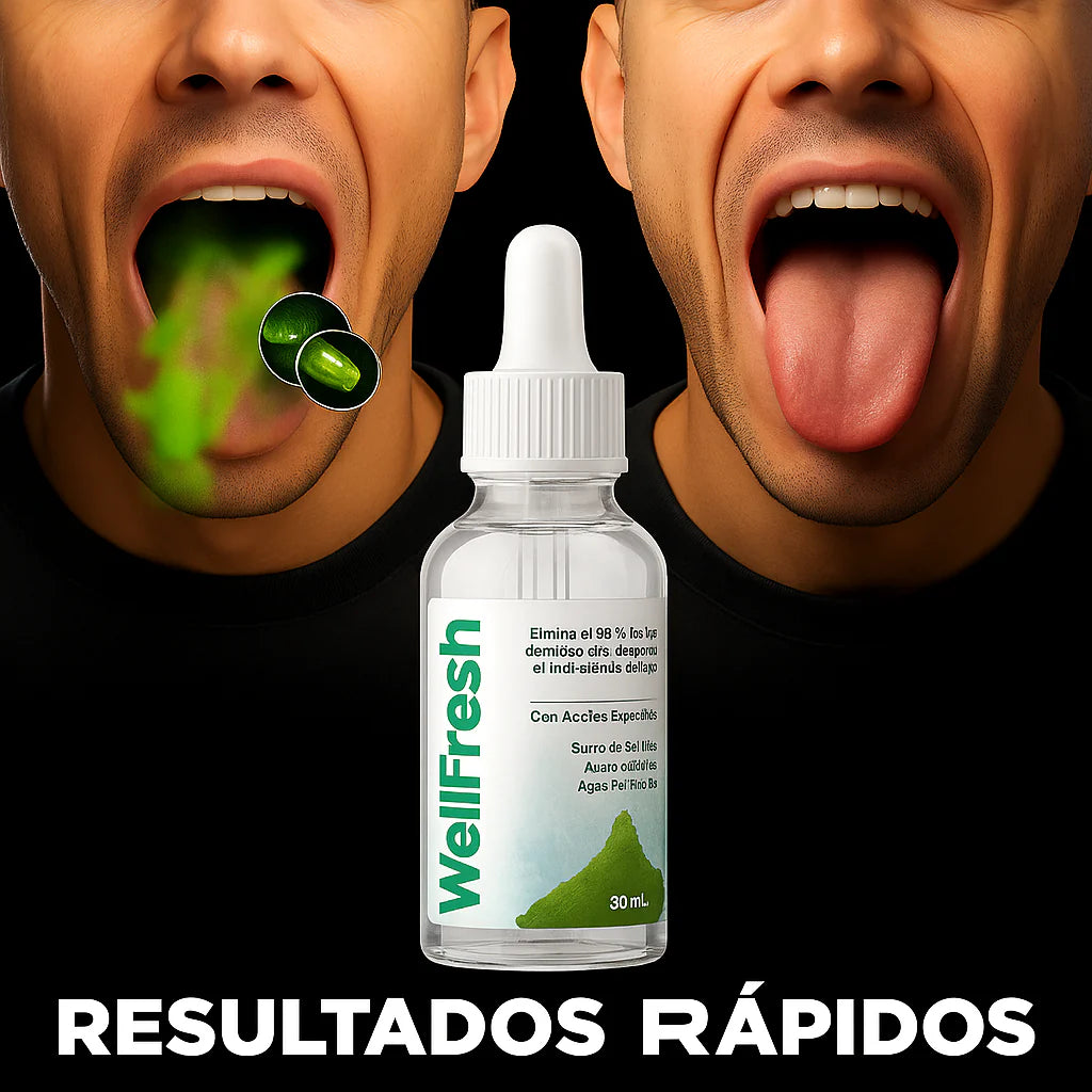 🔥Dile Adiós Al Mal Aliento En Segundos Y Acércate Con Confianza: Lleva Wellfresh🔥+ ENVÍO GRATIS 🚚