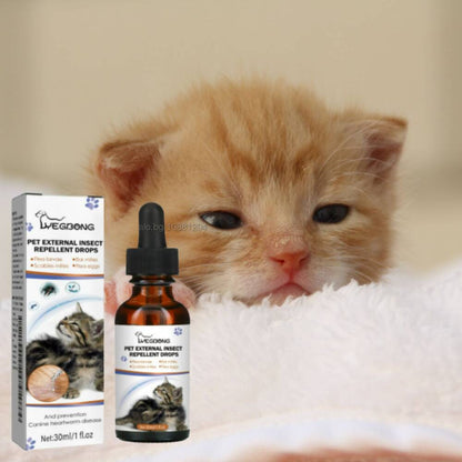Gotas repelentes de garrapatas y pulgas para gatos y perros + ENVÍO GRATIS 🚚