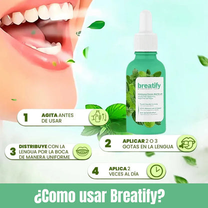 🔥GOTAS NATURALES PARA EL MAL ALIENTO: BREATIFY 🌿+ ENVÍO GRATIS  🚚