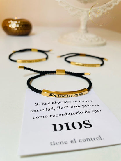❤️🙌Lleva Hoy Tu Hermosa Pulsera de Fé y Esperanza: Dios Tiene el Control 🙌❤️ + ENVÍO GRATIS🚚