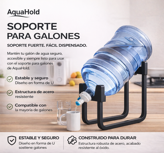 💧💪¡Deja De Batallar Con El Garrafón De Agua!: Lleva Tu Soporte y Dispensador Para Galón  + ENVÍO GRATIS🚚🔥