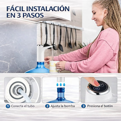 💧💪Deja De Levantar Ese Pesado Garrafón: Solo Presionas Un Botón y El Agua Sale Sola + ENVÍO GRATIS 🔥🎁