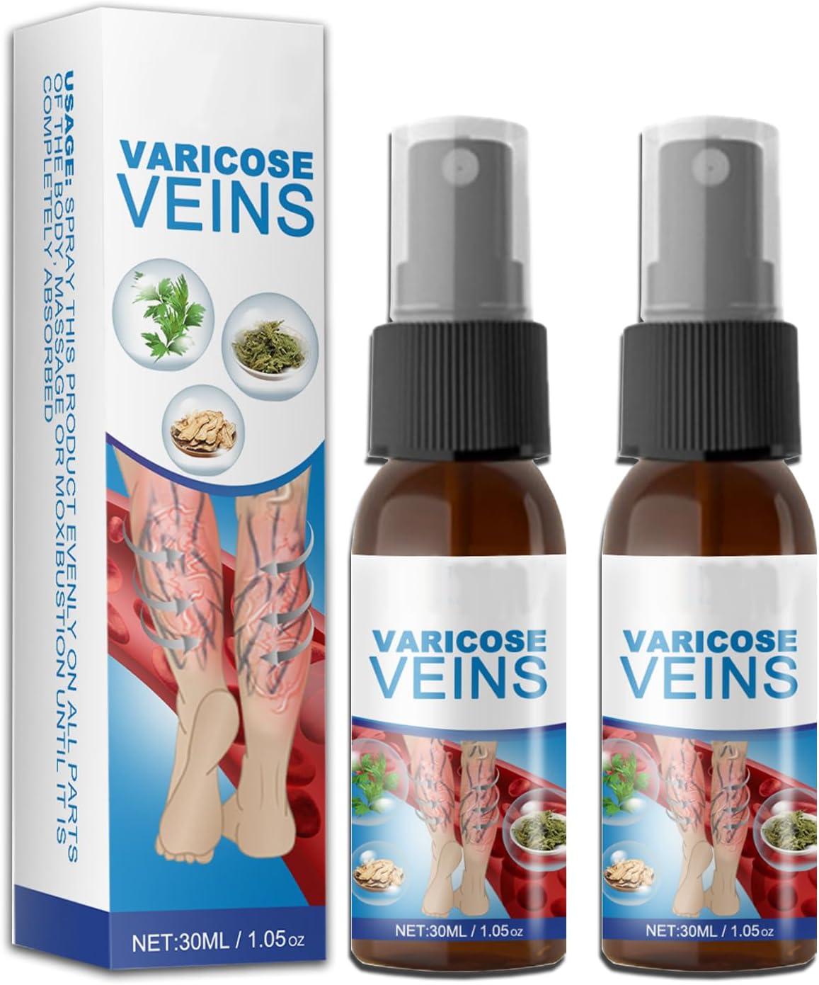 Tratamiento en Spray Varicose Veins + ENVIO GRATIS