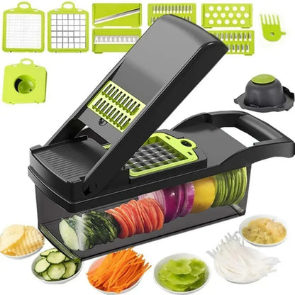 🔥Cortador Multifuncional: Picador de Verduras Múltiples + ENVÍO GRATIS🚚