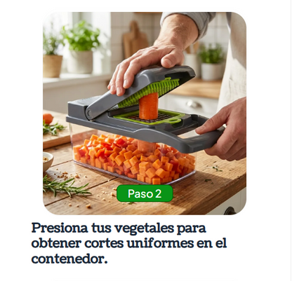 🔥Cortador Multifuncional: Picador de Verduras Múltiples + ENVÍO GRATIS🚚