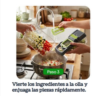 🔥Cortador Multifuncional: Picador de Verduras Múltiples + ENVÍO GRATIS🚚