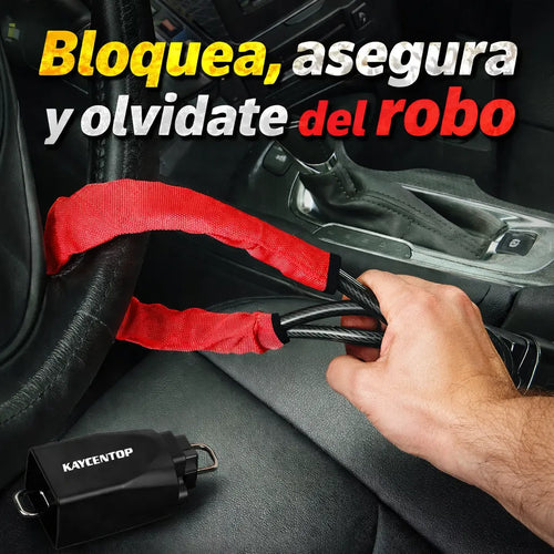 Seguridad Real Sin Complicaciones: Bloqueador De Volante🔒🚚 + ENVÍO GRATIS 📦