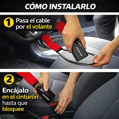 Seguridad Real Sin Complicaciones: Bloqueador De Volante🔒🚚 + ENVÍO GRATIS 📦