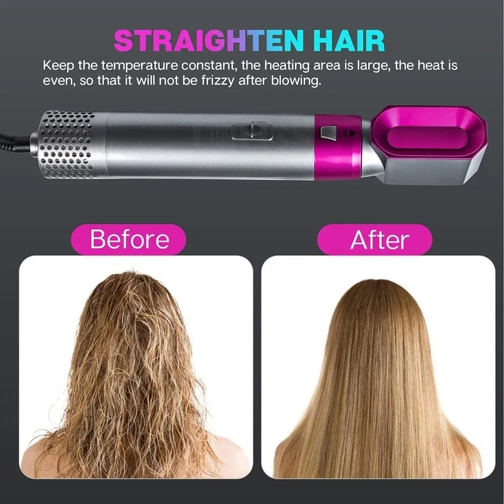 ✨💕Peine Secador de Cabello 5 En 1 Multifunción Rizador/ Alisador/ Secador✨💕+ Envío Gratis 🚛  Pagas En Casa🏠
