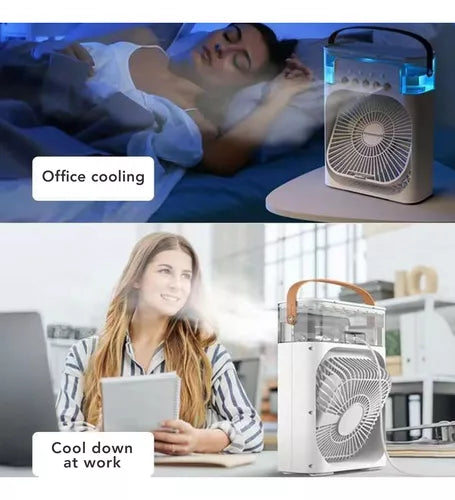 AIR COOLER©3 en 1 | Ventilador Portátil Con Humidificador