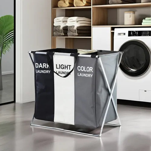 ⭐ Organizador De Lavandería Triple + Envío Gratis📦
