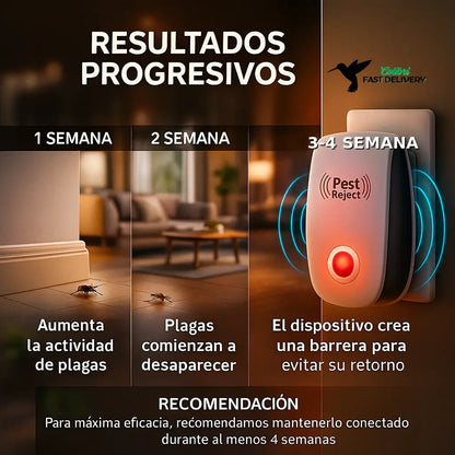 🔥🐭Aprovecha Esta Oportunidad: Disponible El Repelente Eléctrico Ultrasónico 🐭+ ENVÍO GRATIS🚚