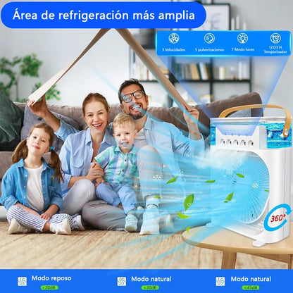 AIR COOLER©3 en 1 | Ventilador Portátil Con Humidificador
