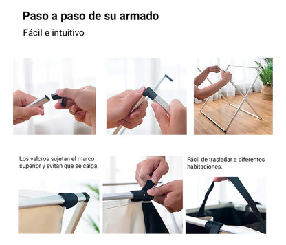 ⭐ Organizador De Lavandería Triple + Envío Gratis📦