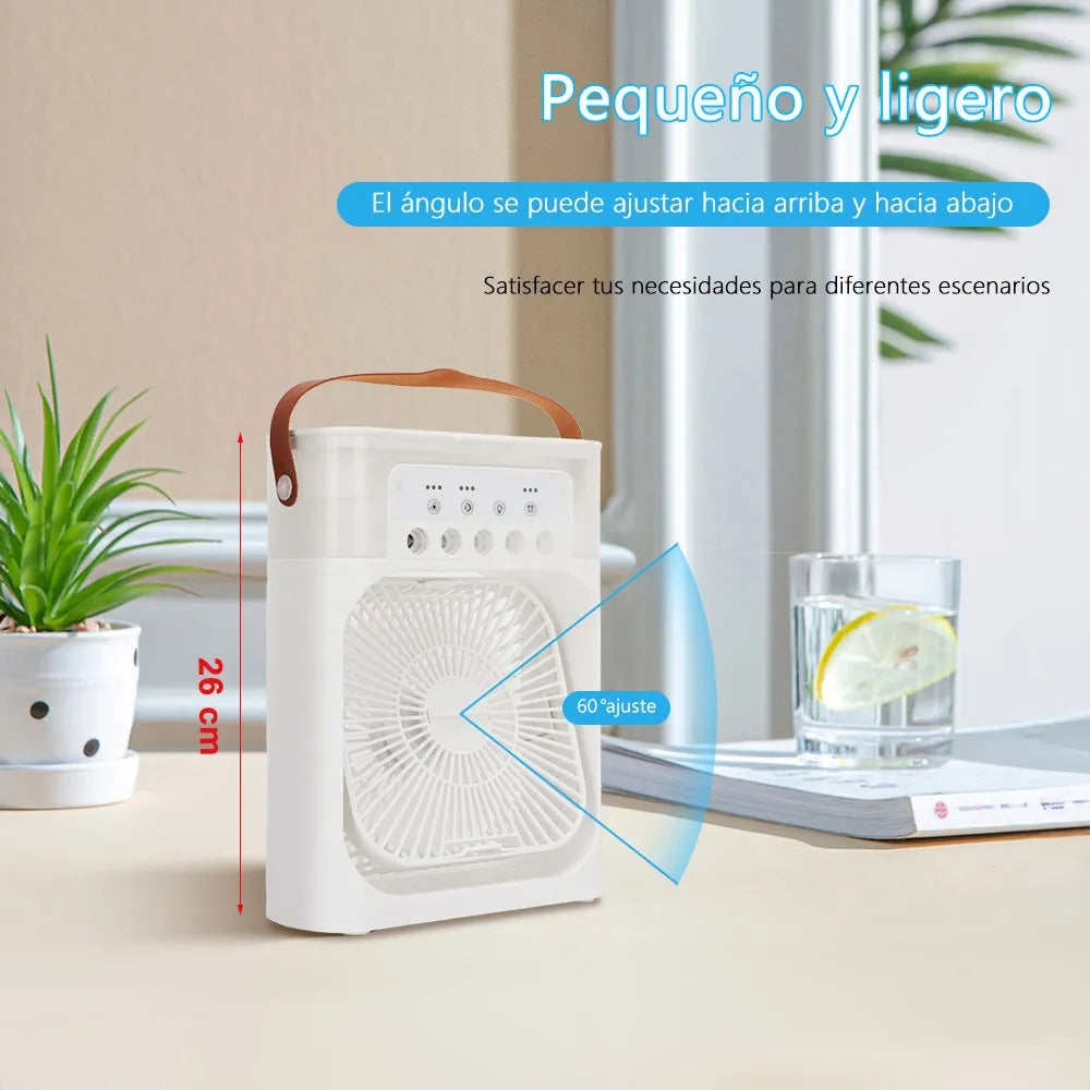 AIR COOLER©3 en 1 | Ventilador Portátil Con Humidificador