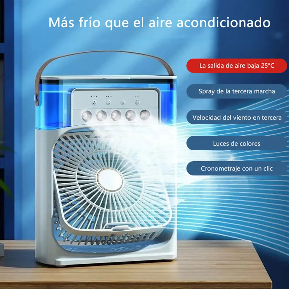 AIR COOLER©3 en 1 | Ventilador Portátil Con Humidificador