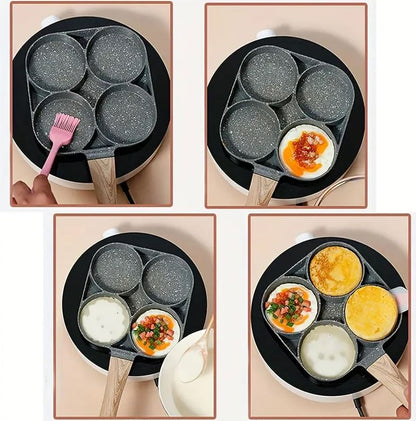 🔥 🍳 Cocina 4 alimentos al mismo tiempo: Sartén 4 Puestos Multiuso Antiadherente + ENVÍO GRATIS 🚚
