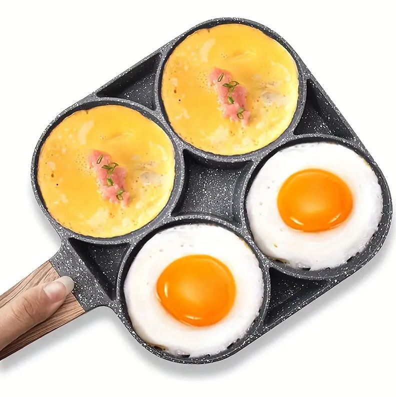 🔥 🍳 Cocina 4 alimentos al mismo tiempo: Sartén 4 Puestos Multiuso Antiadherente + ENVÍO GRATIS 🚚
