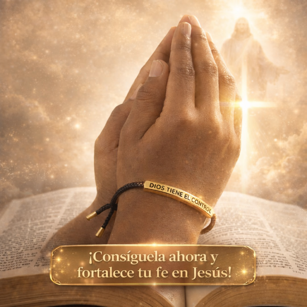 ❤️🙌Lleva Hoy Tu Hermosa Pulsera de Fé y Esperanza: Dios Tiene el Control 🙌❤️ + ENVÍO GRATIS🚚