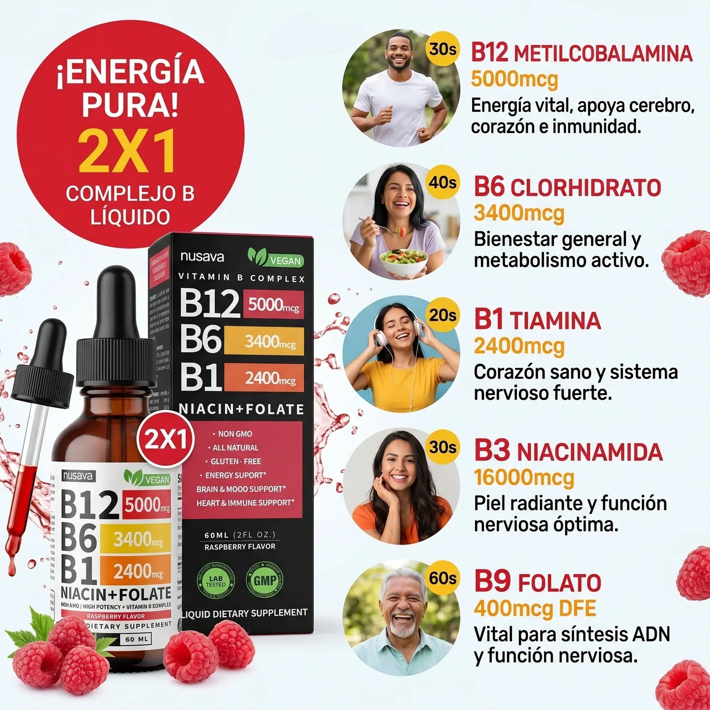 RECUPERA TU ENERGÍA, ENFOQUE Y CLARIDAD MENTAL EN DÍAS — SIN CAFÉ NI ESTIMULANTES ARTIFICIALES  OFERTA 2 X 1 - ⭐⭐⭐⭐⭐