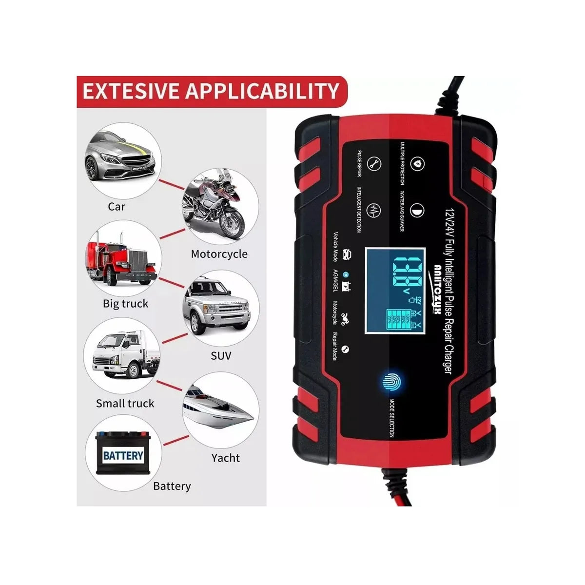 🔥 Cargador - Arrancador Portátil de Batería Para Autos y Motos, Inteligente Y Rápido  + ENVÍO GRATIS 🚚